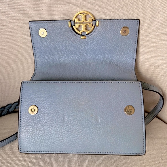 Tory Burch Miller Shoulder Bag in Blue - Picture 9 of 9